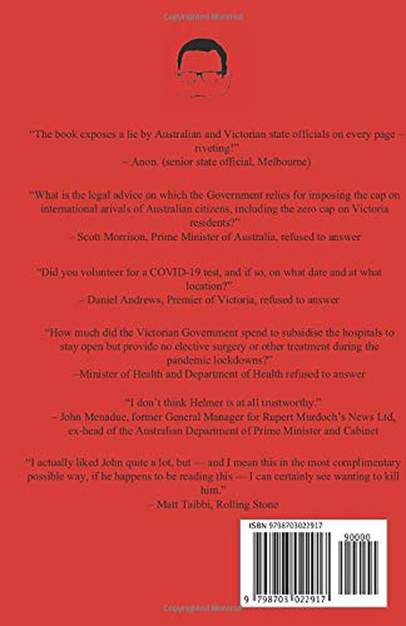 Hitler Didn'T Die in Berlin - He Moved to Melbourne Where He Runs the State Government of Victoria: a True COVID-19 Thriller image number 1