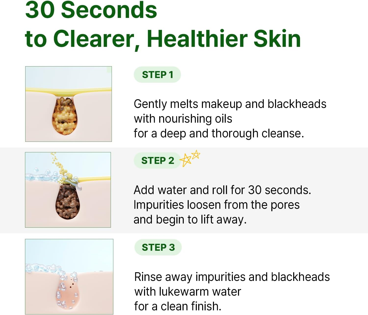 AVCA Green Herb Blackhead Cleansing Oil 200Ml - Makeup & Blackhead Remover, Plant-Based Oils with Vitamin E & Squalane, Lightweight Pore Cleanser, Korean Skincare for Normal/Oily Skin image number 1