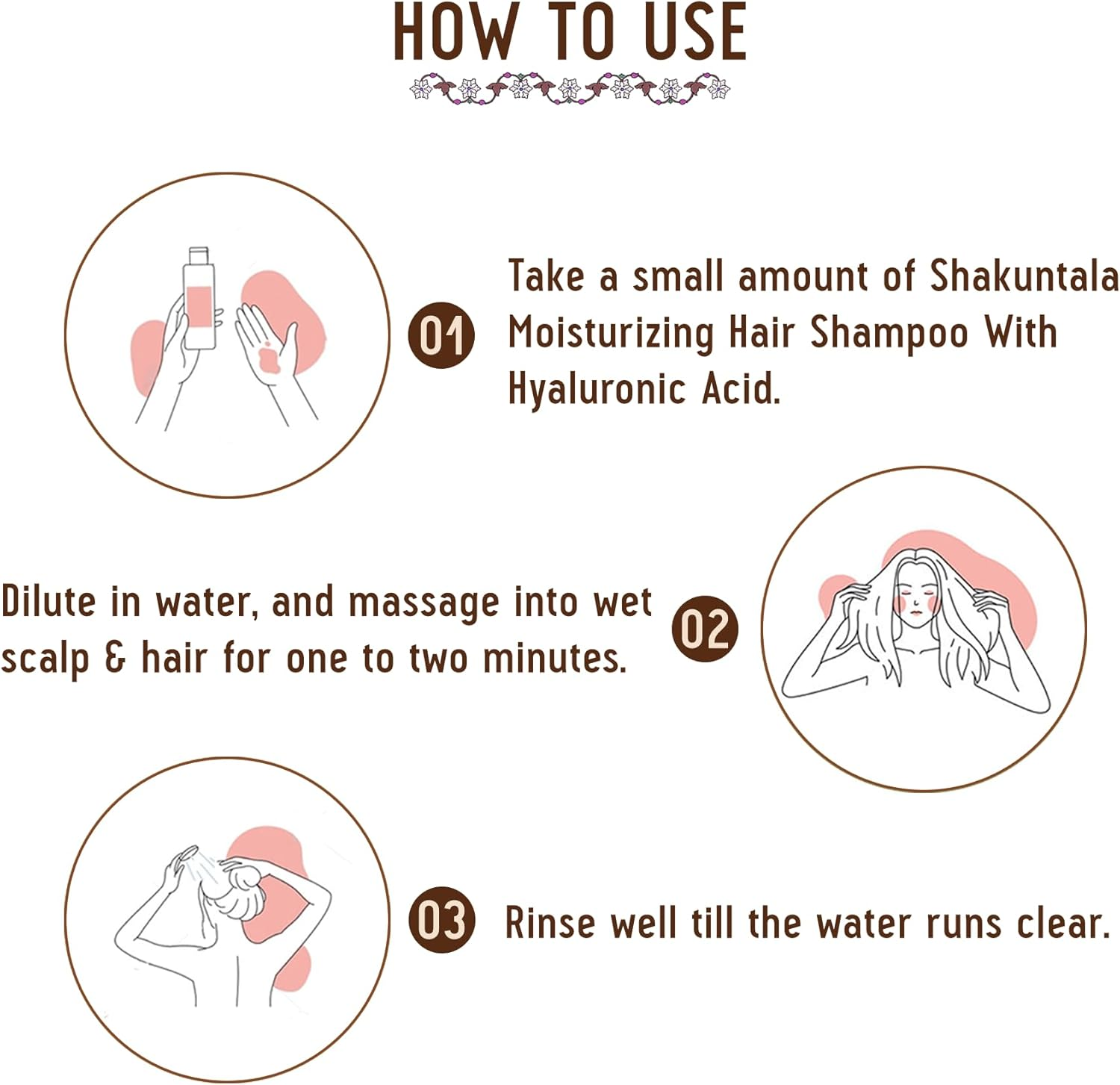 AVIMEE Herbalshakuntala Moisturizing Hair Shampoo with Hyaluronic Acid | 24 Hrs Deep Hydration & Nourishment, Repairs Dry & Damaged Hair | for Men & Women | 200 Ml