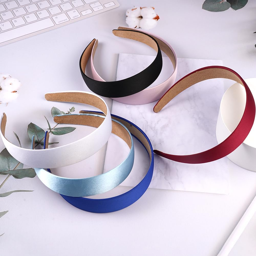 Pack of 6 Women'S Headbands, DIY Design Headband, Women'S Wide Headband, for Holiday Outfits, Everyday Outfits, Home Use image number 1