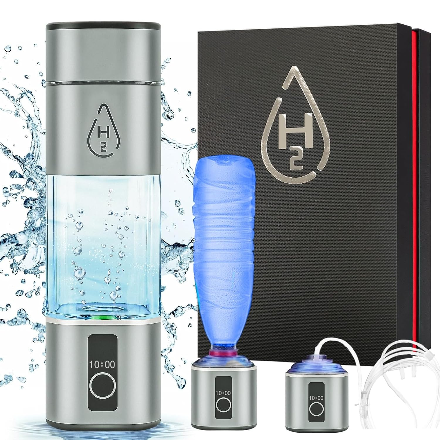Hydrogen Water Bottle,Portable Hydrogen Water Bottle Generator with SPE and PEM Technology,Sport Water Bottle,Smart Water Bottle,Office,Travel&Gifts (Generation III)