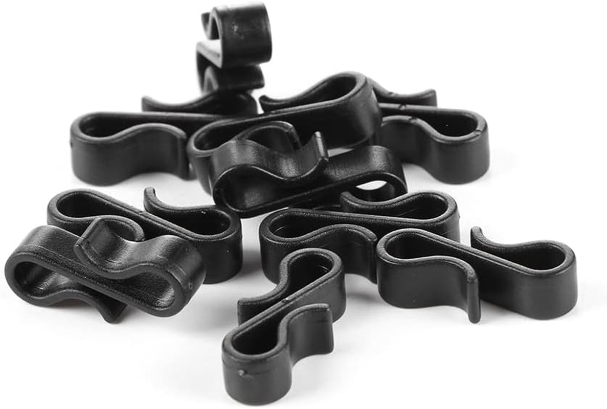 BIGTEDDY 500Pcs 50X Led Fairy Lights Gutter Hooks Heavy Duty Clips Party Christmas Hook AU