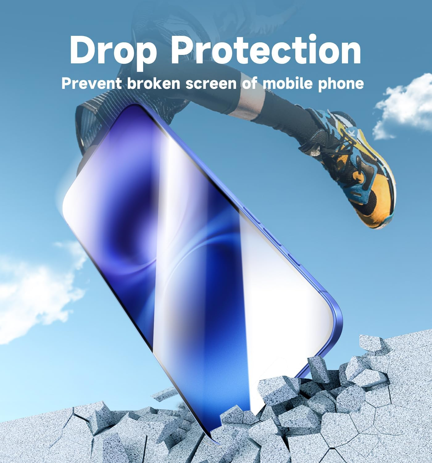 MAGIC JOHN 2 Pack for Iphone 16 6.1 Inch Tempered Glass Screen Protector, Auto Dust-Elimination, Bubble Free, HD Clear, Easy Installation image number 1