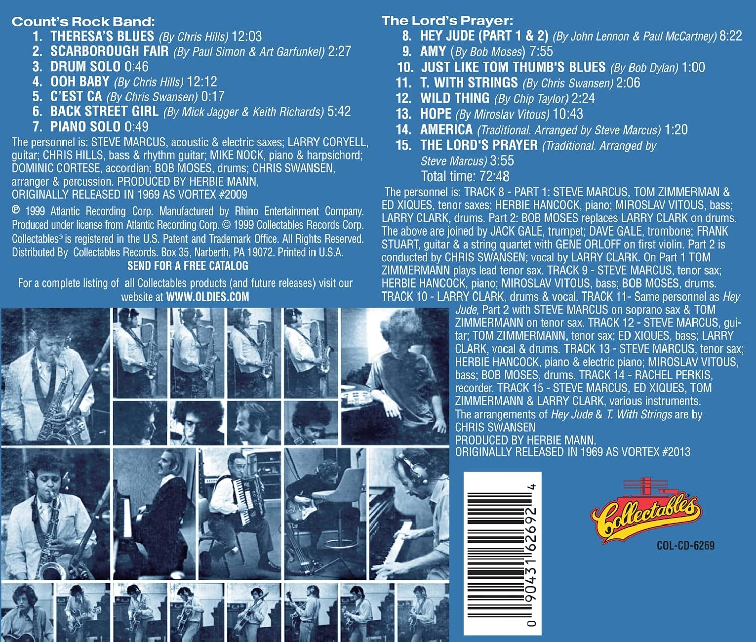 Counts Rock Band the Lords Prayer