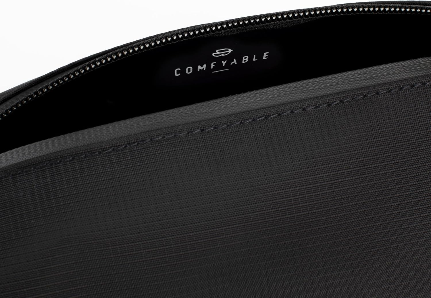 Comfyable Small Toiletry Bag for Men, Slim Mini Toothbrush Bag, Dopp Kit, Electronics, Tech, Gym, Water-Resistant Essentials Organizer, Black+, Medium, Functional image number 1