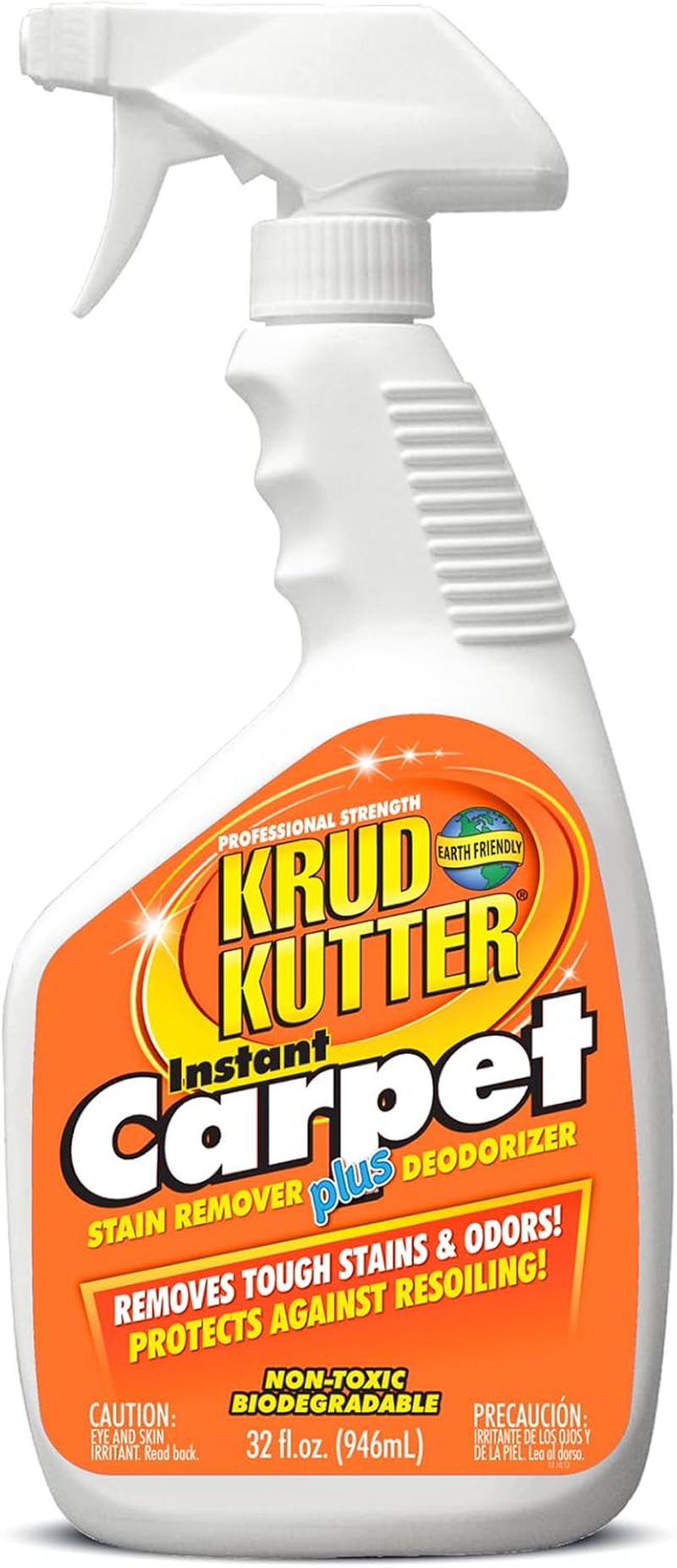 Krud Kutter Carpet Cleaner Spray 946Ml Professional Strength Stain Remover and Deodorizer for Pet Stains, Motor Oil, Red Wine, and More Non-Toxic, Deep Cleaning Formula image number 1