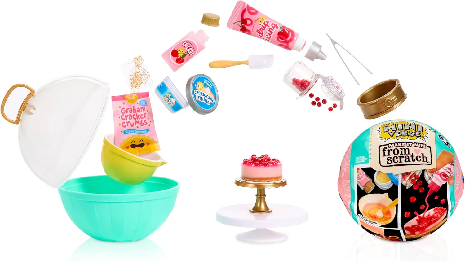 Mga'S Miniverse Make It Mini from Scratch Series 2, Mini Collectibles, Mystery Blind Packaging, Miniature, DIY, Replica Food, Air Dry, NOT Edible, Collectors, Gifts, 8+ image number 3