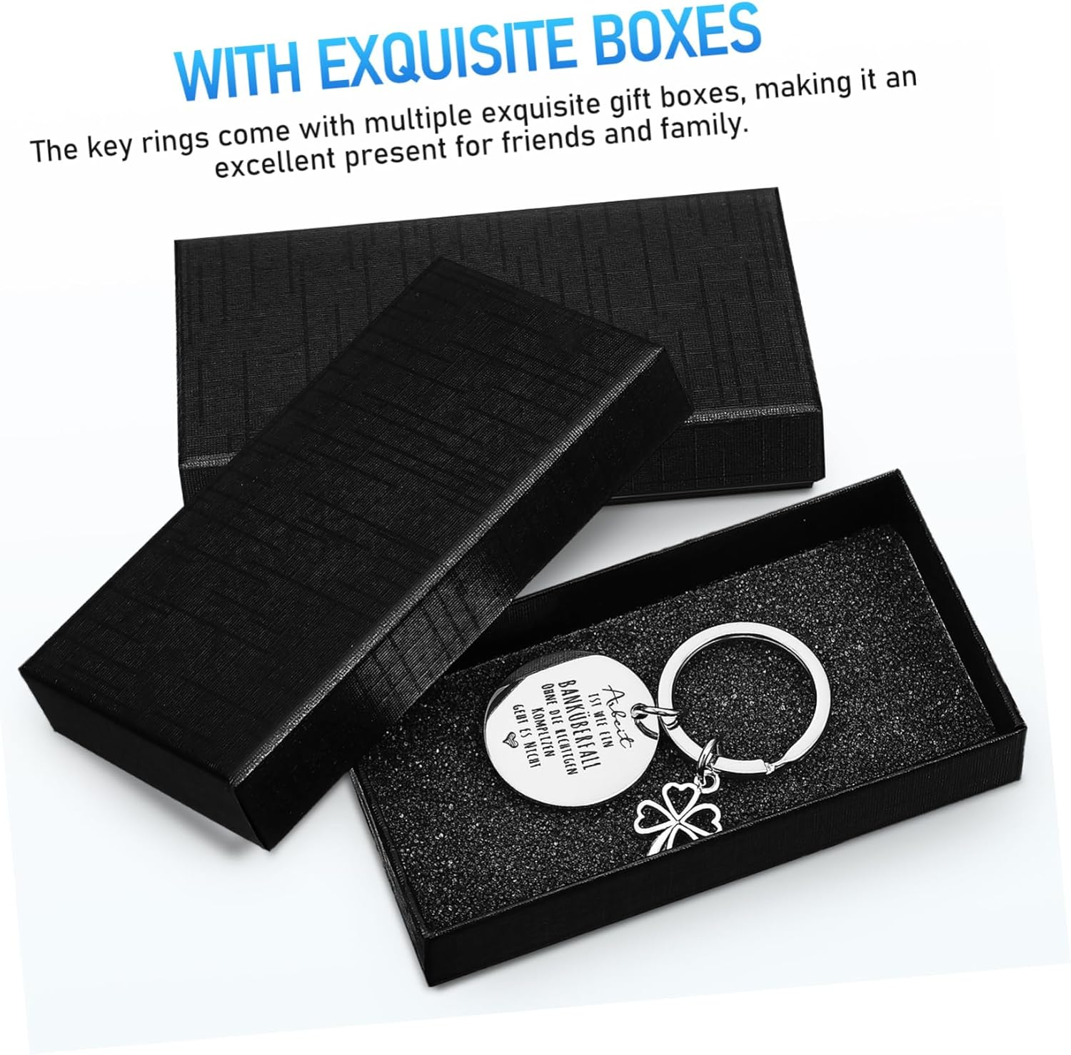 WOFASHPURET 6Pcs Keychain Rings Key Charms Keychain Pendant Boxes for Women Key Accessory Bag Pendant Backpack Aesthetic Creative