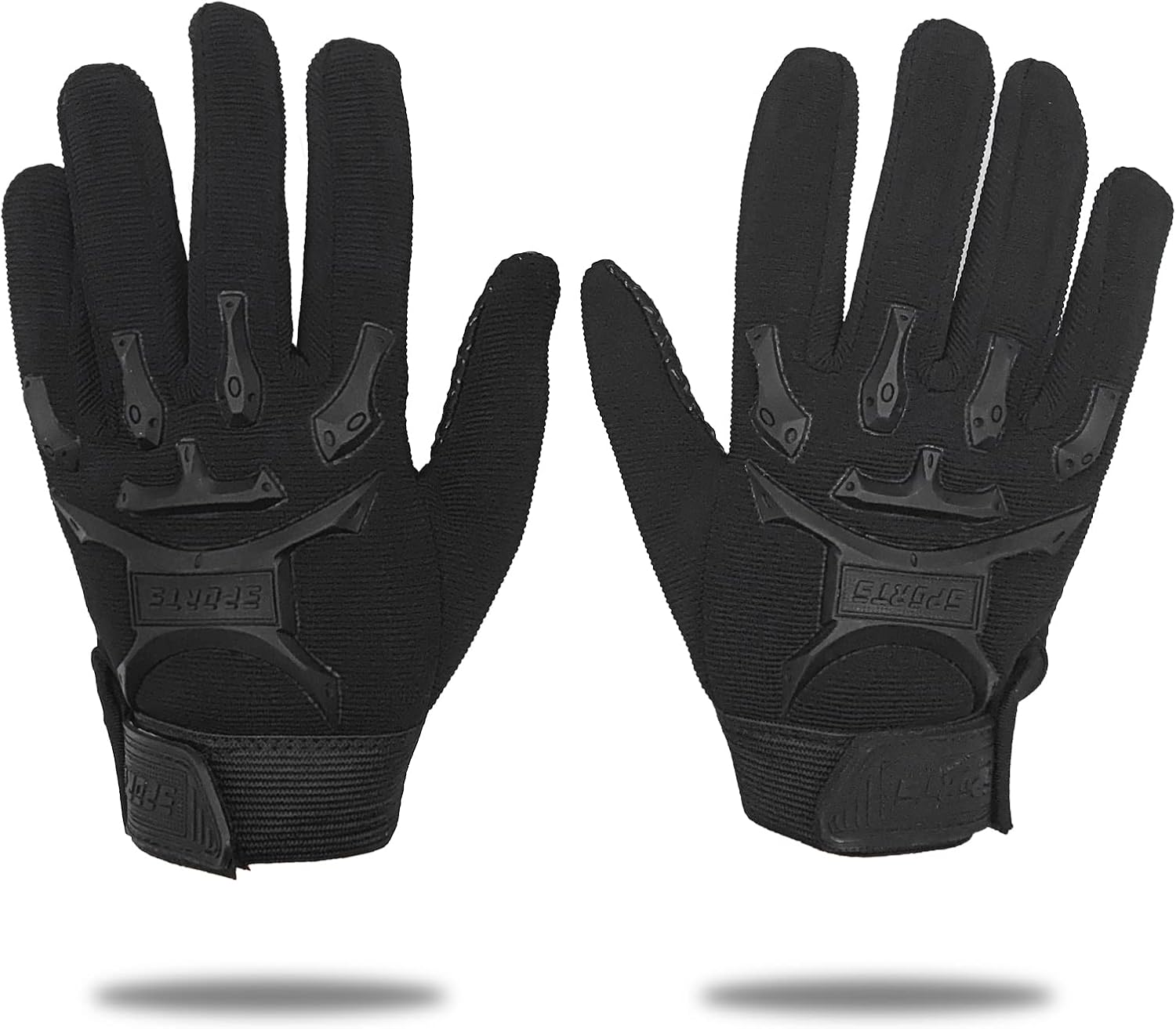 Long Keeper Kids Cycling Gloves Anti-Slip Children Sports Gloves for Junior Boys Girls Youth Full Finger Bike Gloves with Grip for Biking Scooter Climbing