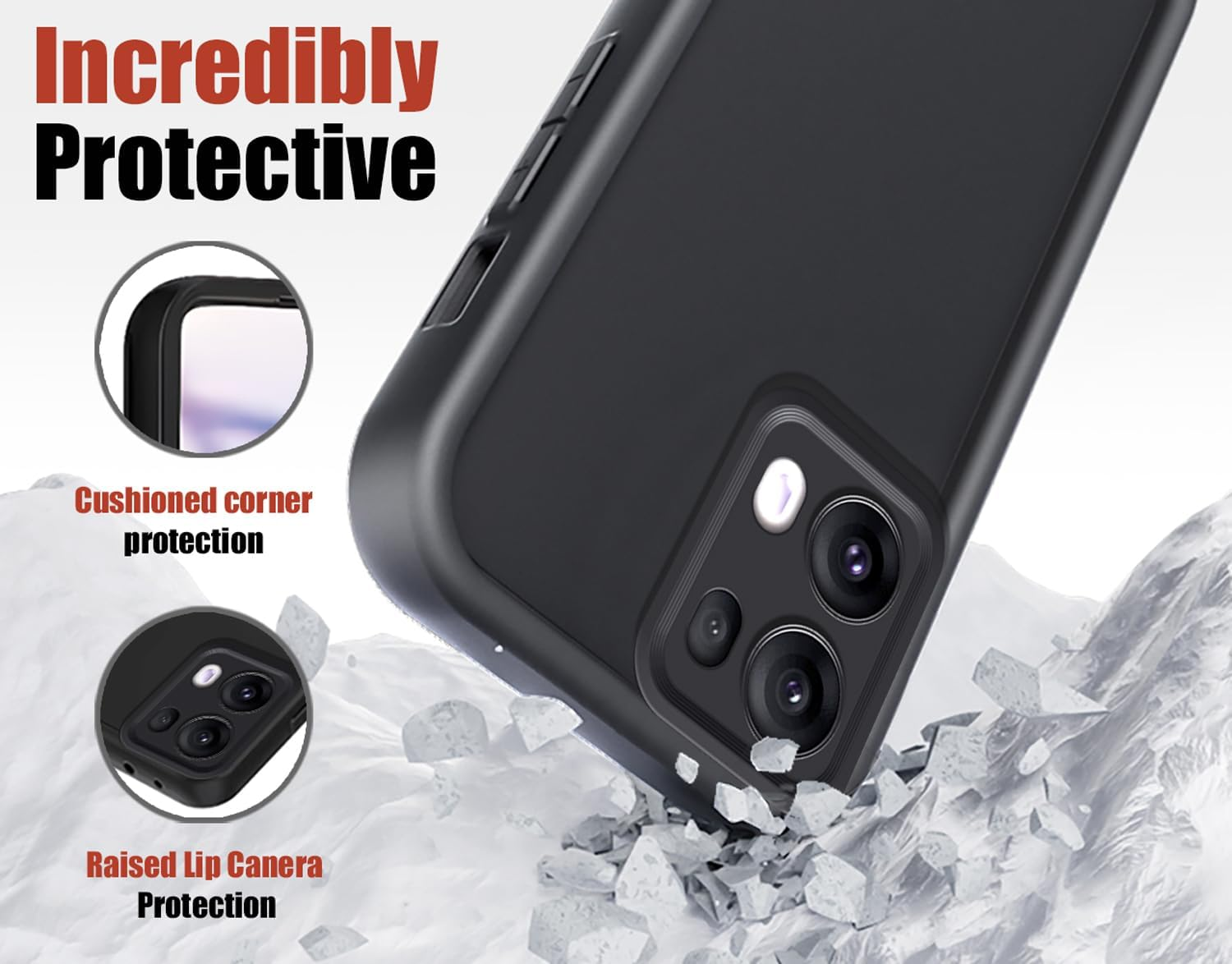 GOGME Case for Oppo Reno 13 Pro (Reno13 Pro) 5G Cover, Ultra Thin Soft Silicone TPU Protective Case, Dust Protection, Robust Mobile Phone Case - Wine Red image number 2