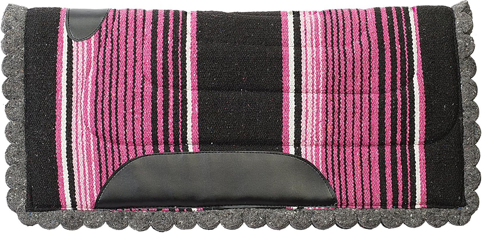 Weaver Leather Economy Scalloped Felt Lined Navajo Saddle Pad