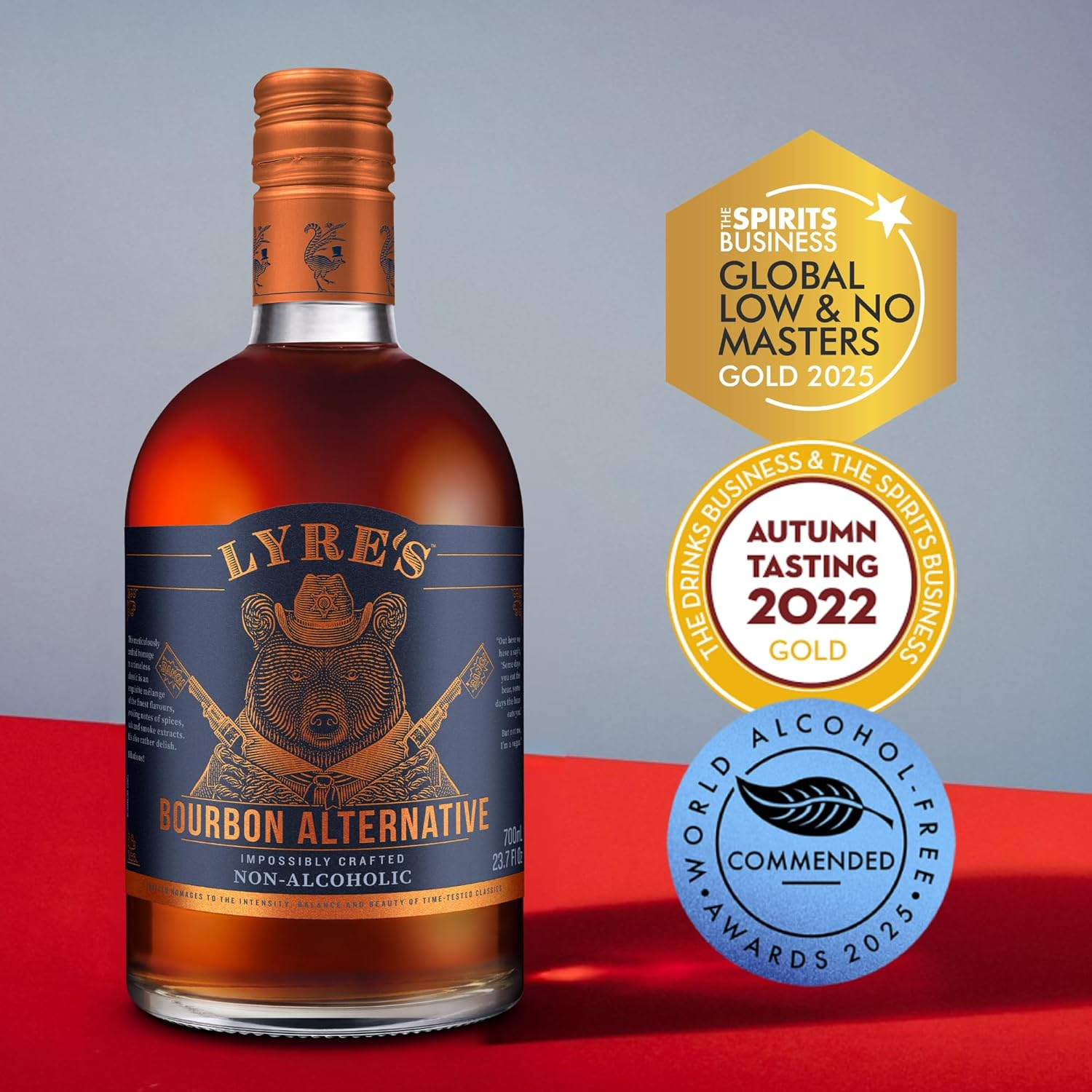 Lyre'S American Malt Non-Alcoholic Spirit - Bourbon Style | Award Winning | 700Ml image number 3