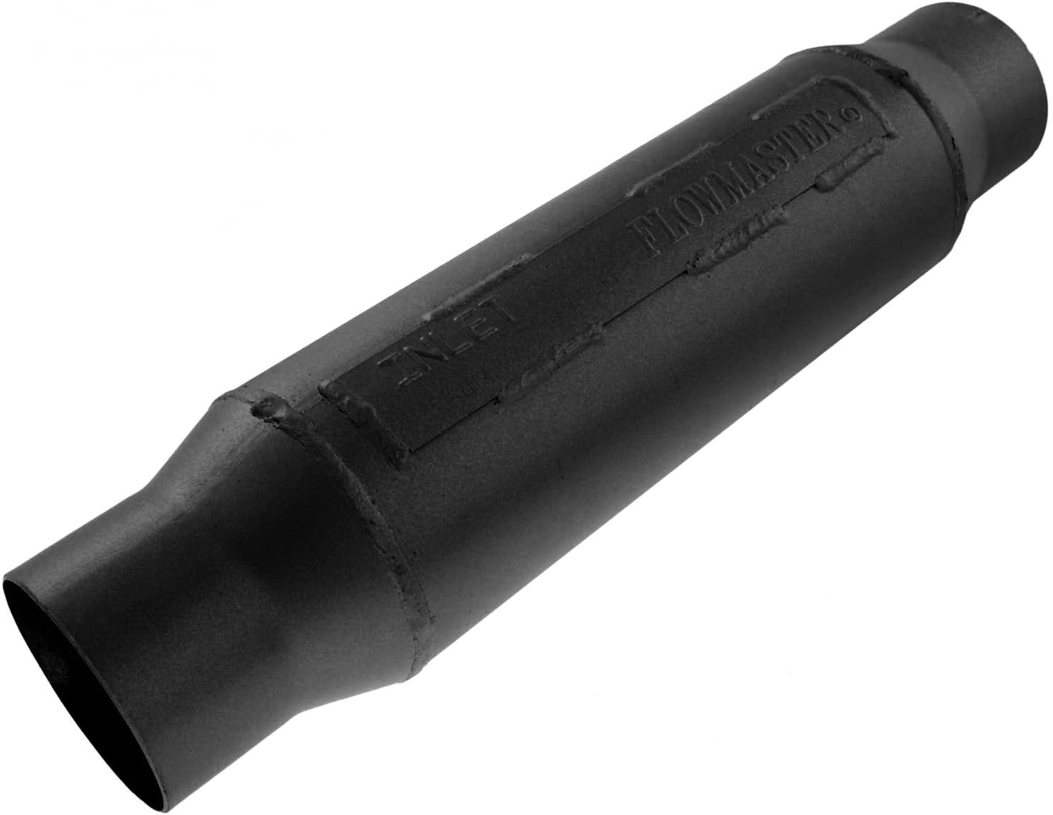 Flowmaster 15430 Outlaw Series Race Muffler - 3.00 Center in / 3.00 Center OUT - Aggressive Sound image number 1