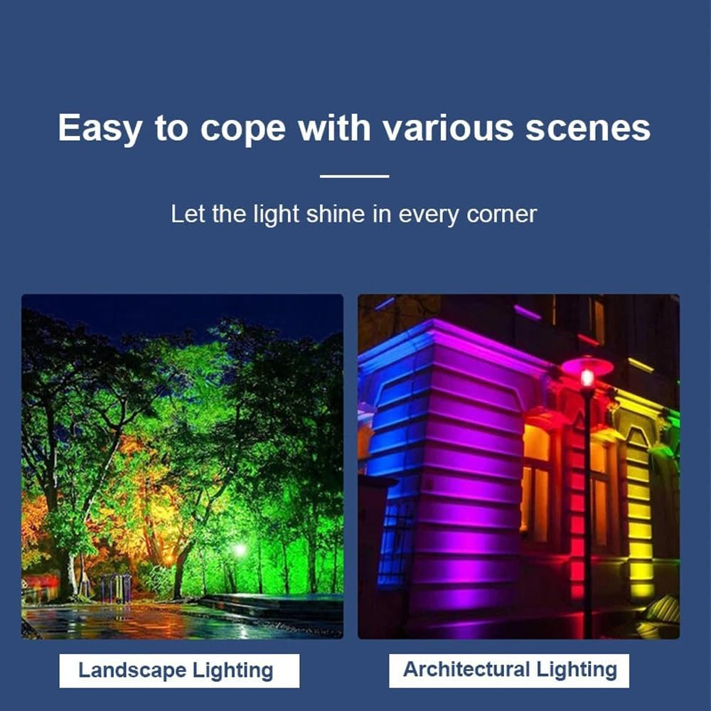 LEDON RGB LED Floodlight Bluetooth Halloween DIM IP66 Outdoor (100W) image number 5