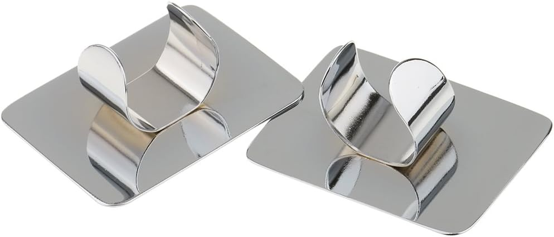 Baosity 2Pcs Nail Art Palette Cosmetic Mixing Palette Set Ring Manicure Nail Tool for Blending Paint Shades Concealers Lipsticks image number 4