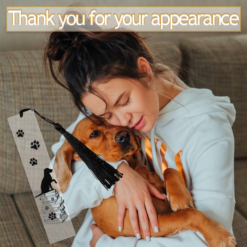 Guqqeuc Dog Bookmark for Dog Lover Gifts for Dog Mom Dad Christmas Gifts for Dog Owner Birthday Gifts for Pet Dog Owner Gifts for Family Friends image number 2
