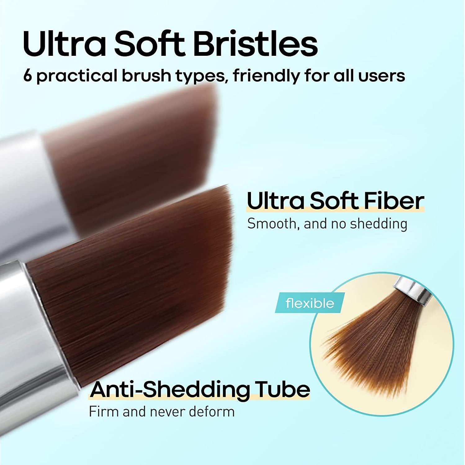 Modelones Nail Art Brushes Set, Nail Art Design Pen Painting Tools with Nail Extension Gel Brush, Nail Art Liner Brush and Nail Dotting Pen for Gel Polish Manicure Salon DIY at Home image number 2