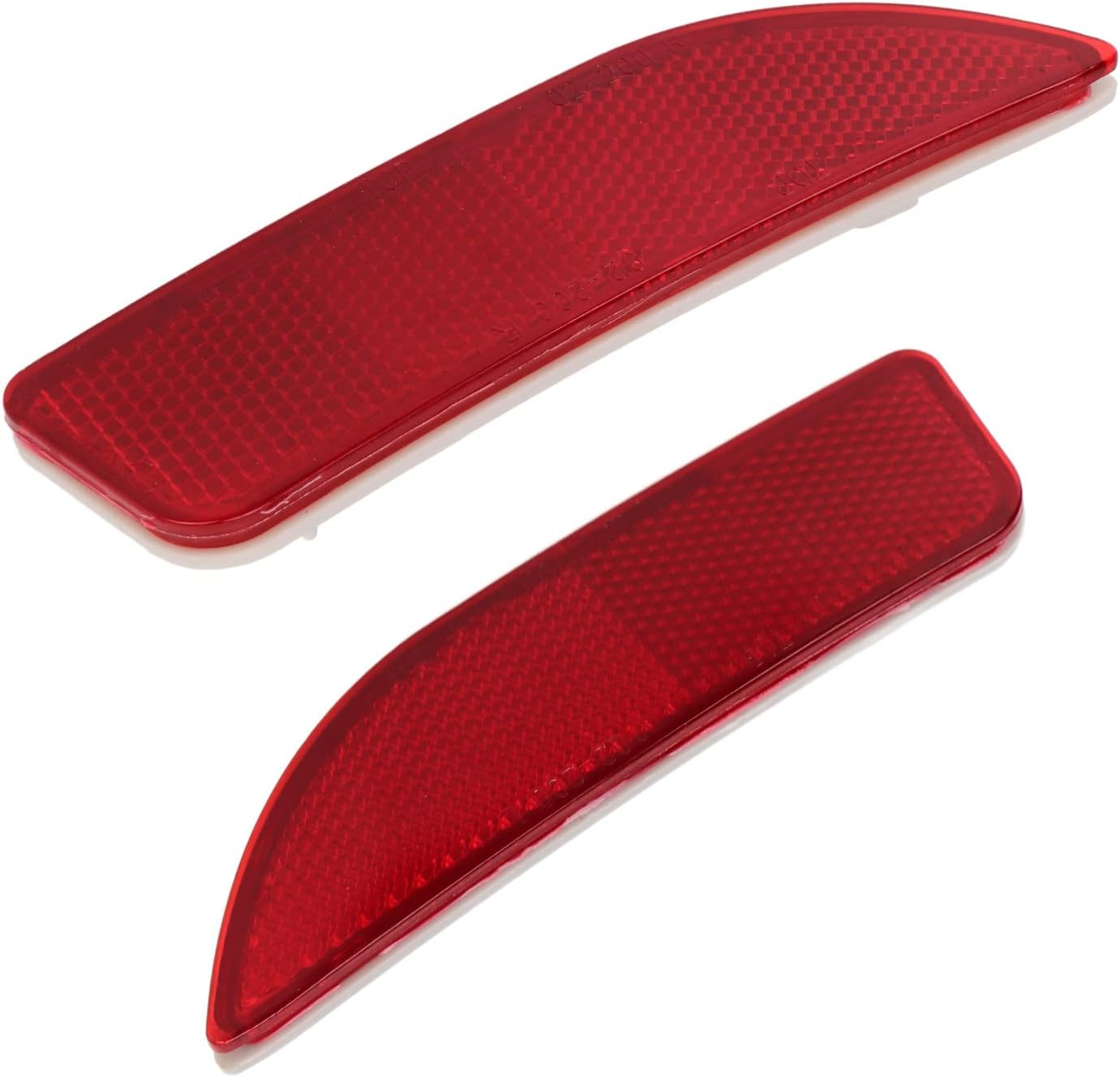 2Pc Rear Bumper Lamp Reflector Light for 2011-2013 | Plug-And-Play Installation with High Durability and Weather image number 2