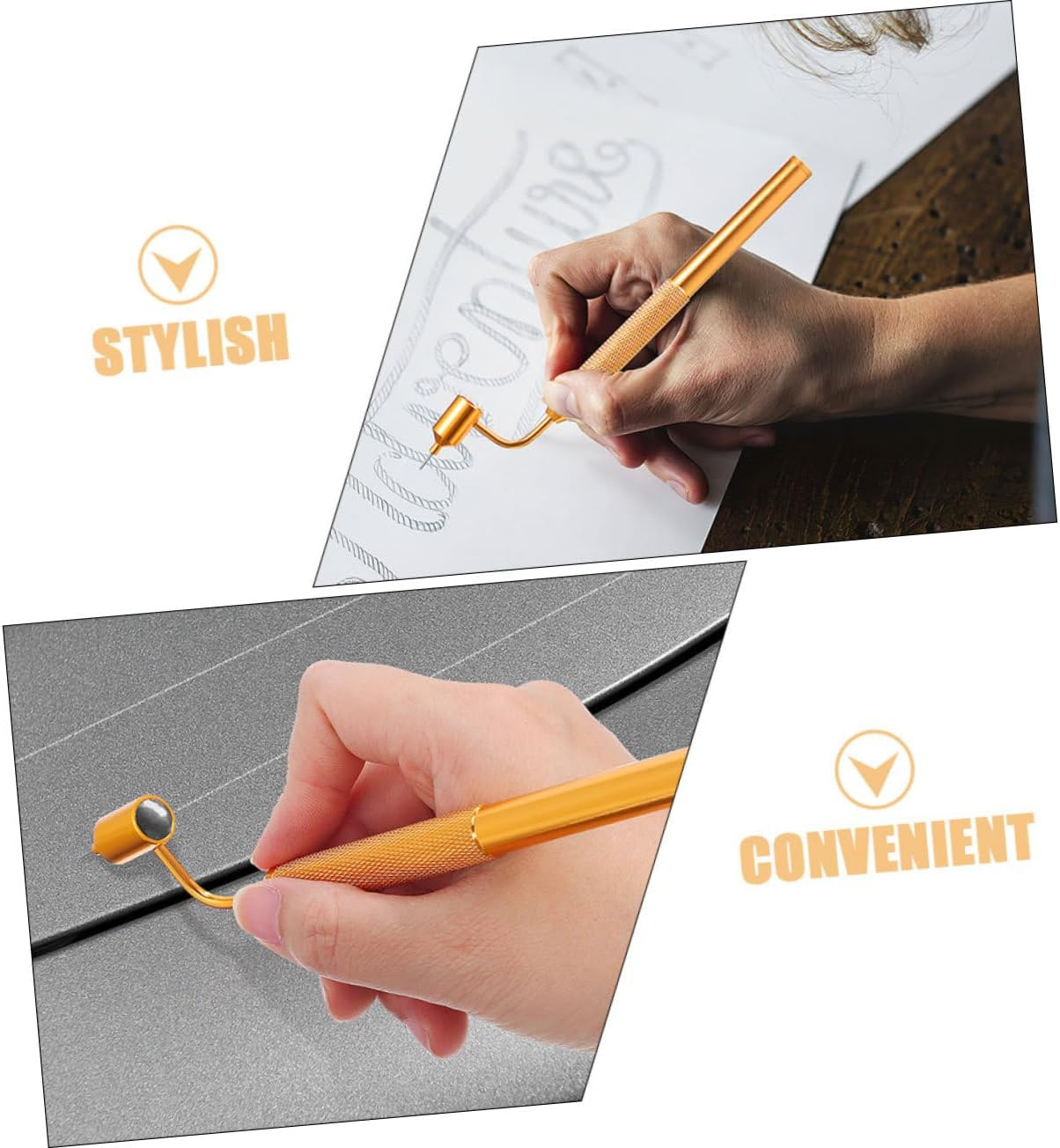 2Sets Car Touch up Paint Pen for Scratch Repair Precision Paint Applicator Pen for Automotive Detailing image number 4