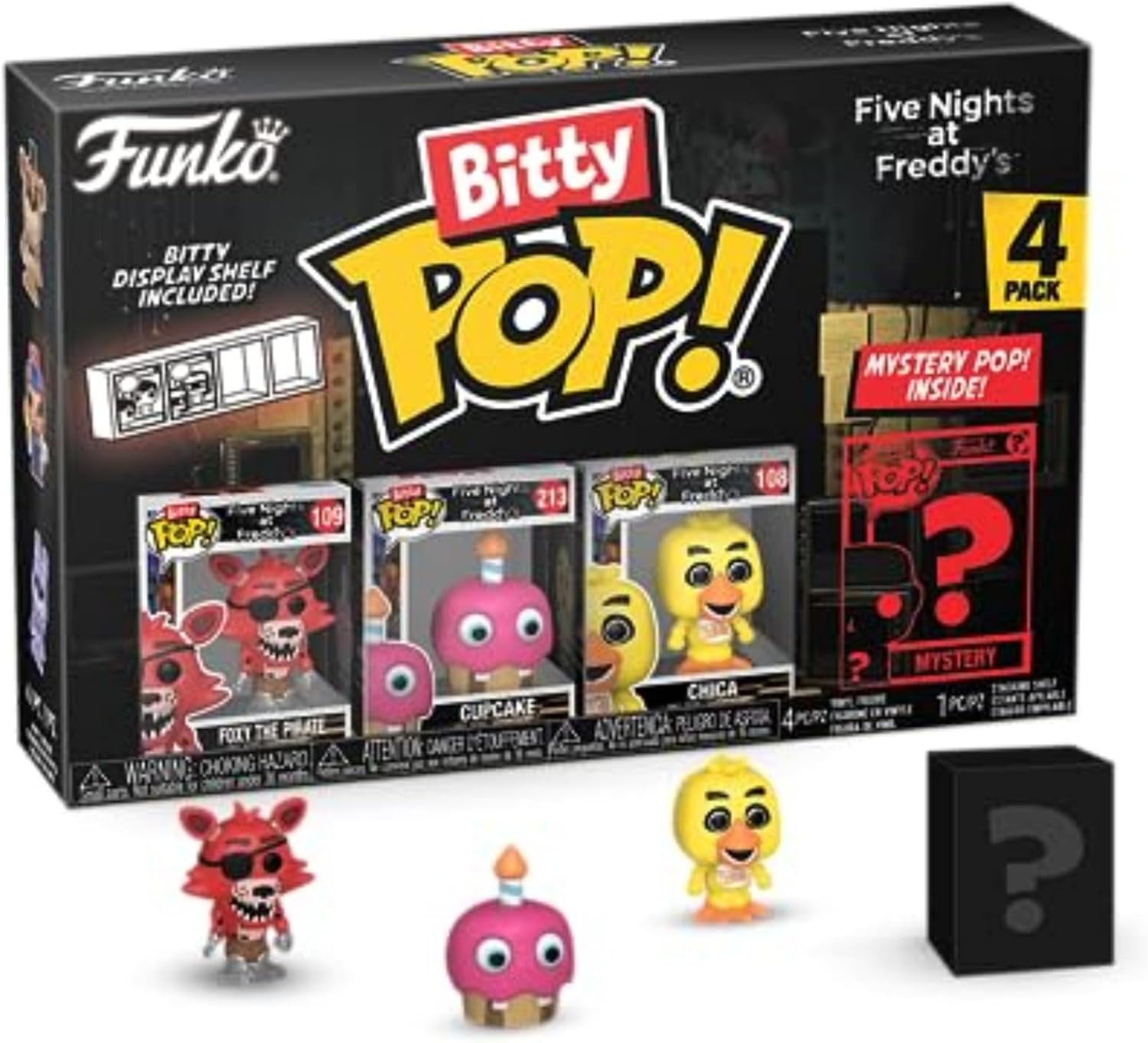 FUNKO Bitty POP!: Five Nights at Freddy'S - Foxy 4-Pack (FNAF) image number 4