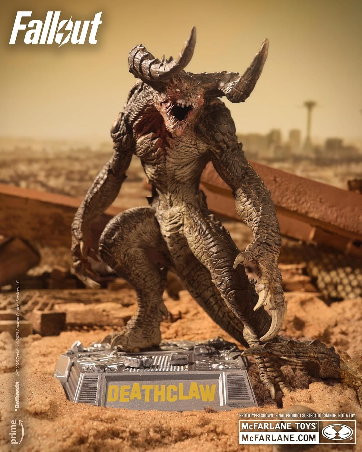Fallout (TV) - Movie Maniacs (Season 2) Deathclaw 6" Posed Figure image number 5