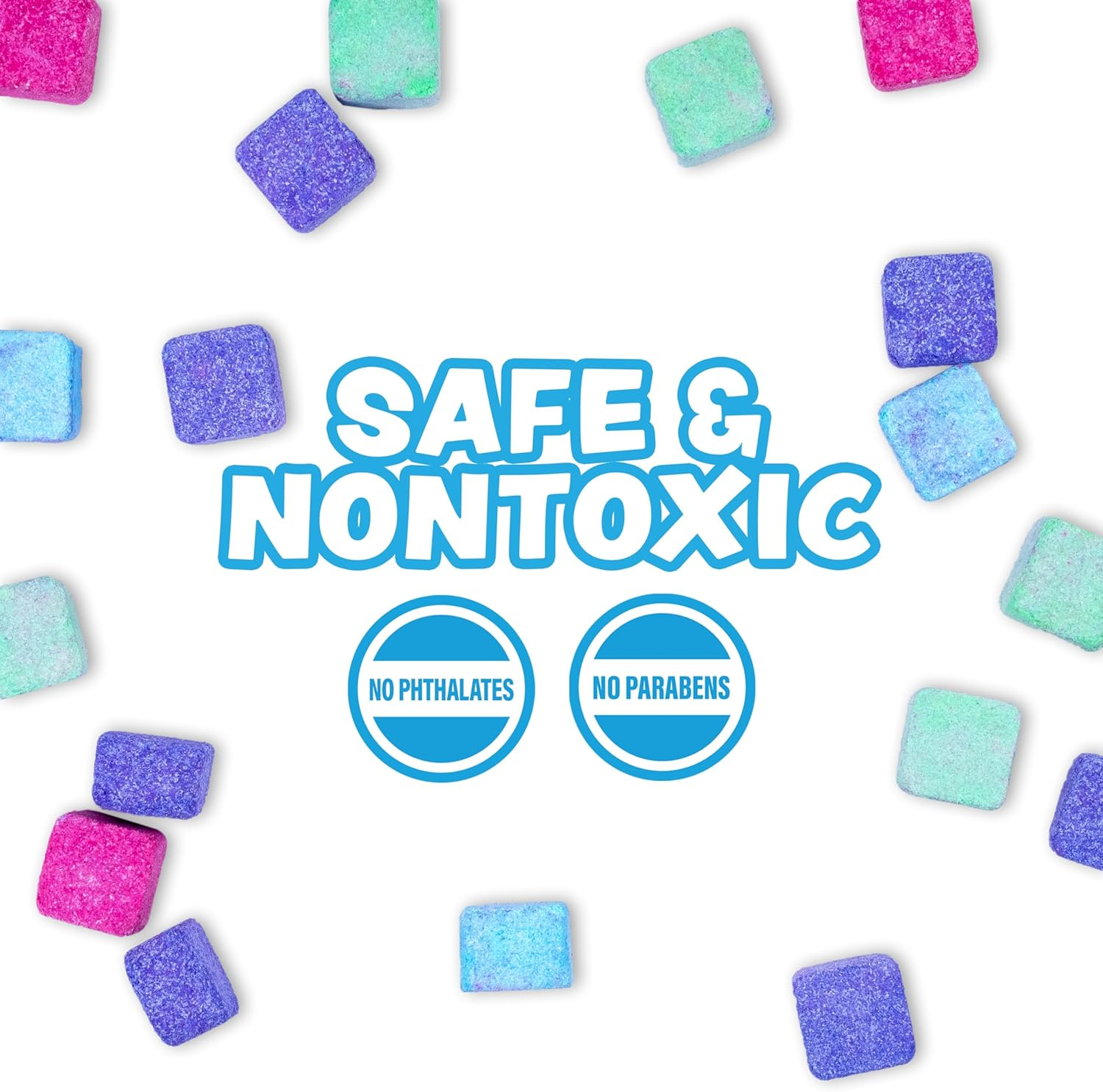 &reg; Lil' Bursts&trade; Mini Bath Bombs for Kids, 90 Count, Candy Color | Non-Toxic | Small Bath Bombs for Kids with a Burst of Color, Foam & Bubbles | Personalize Bath Time image number 2