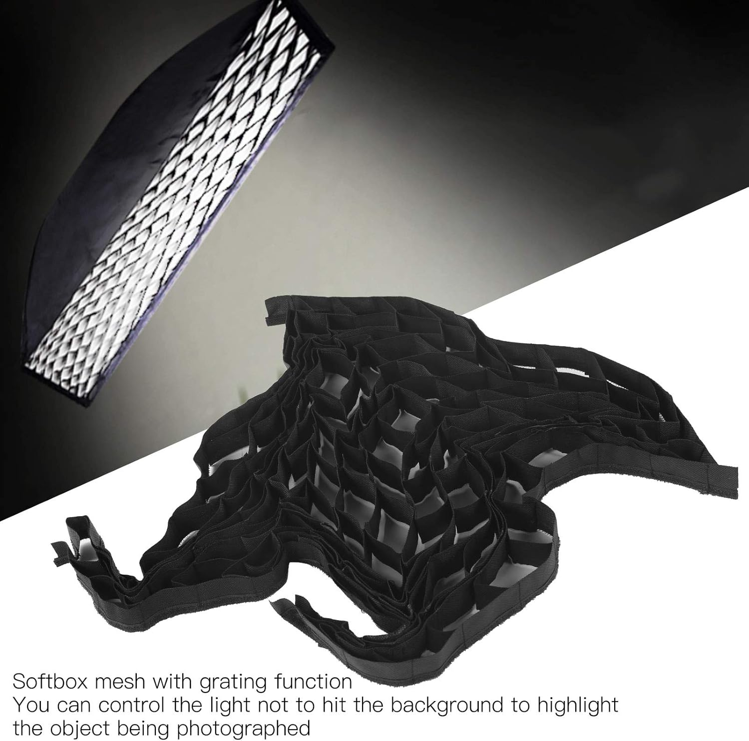 Soft Light Grid for Softbox with Grid Function, 60 X 60 Cm Large Nylon Softbox Cell Grid. for Highlighting Objects, Creative Portraits image number 6