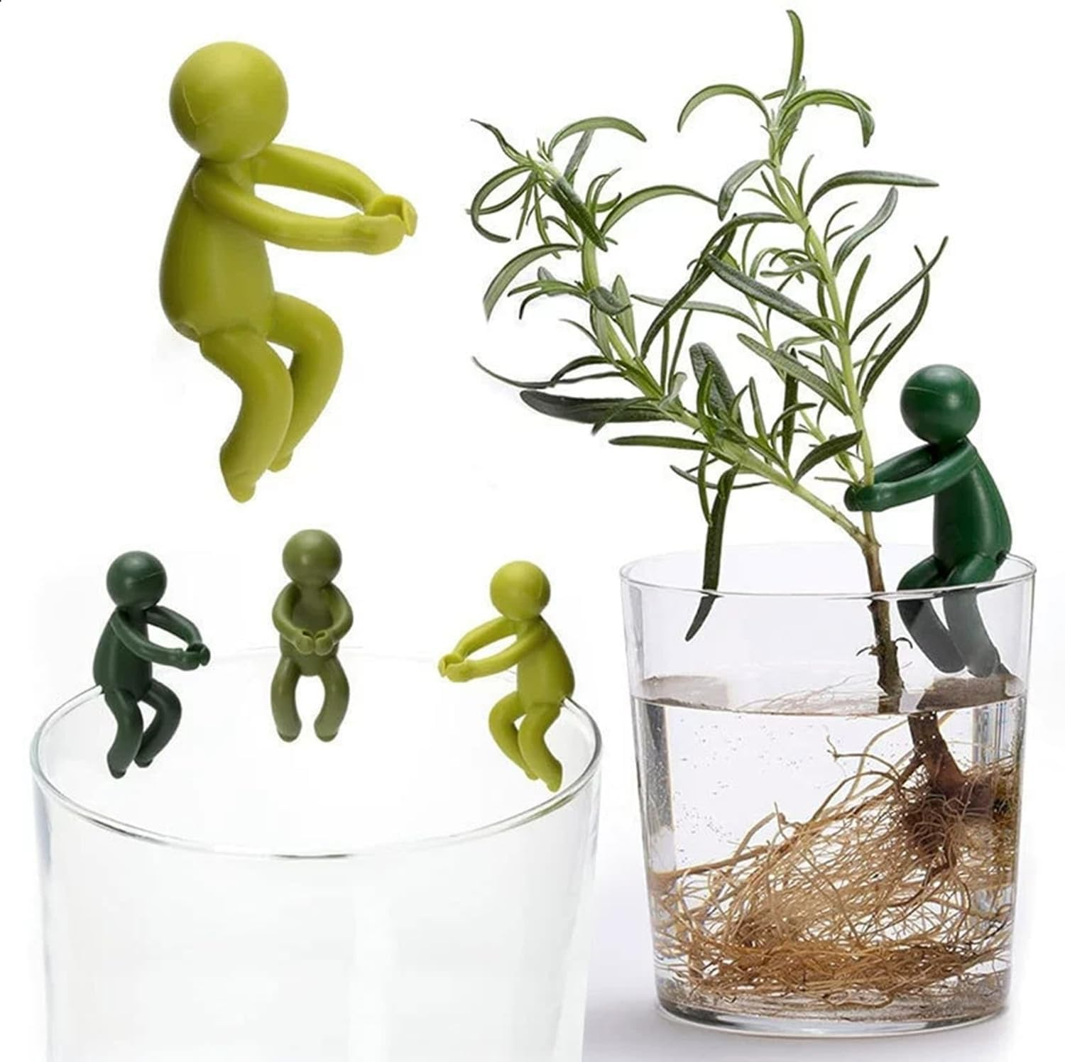 Luimode Plant Propagation Buddy,Plant Supports Leaf Buddy Plant Support for Stems, Sprouts, Shoots and Cuttings, for Plant Propagation Station Indoor Garden Pole Sticks Support Stakes (3) image number 5