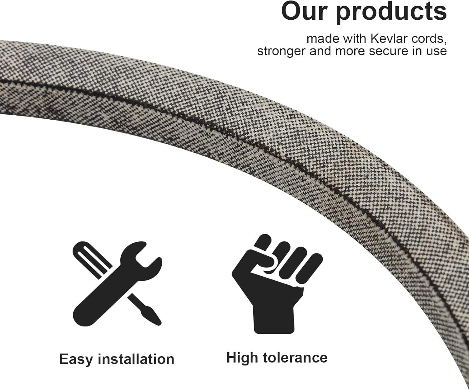 Earthtec OEM SPEC Made Belt Compatible with John Deere GX25628 Z335E Z335M Z345M Z345R with 42" Deck