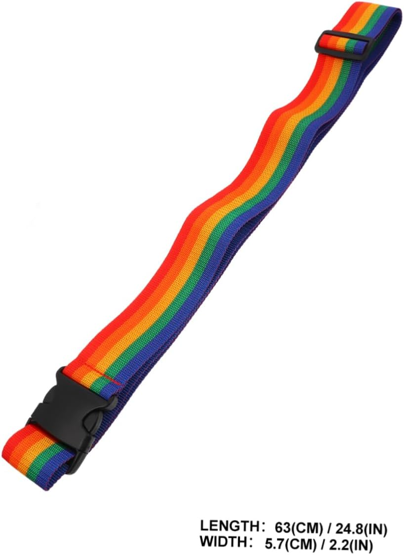 DOITOOL 5Pcs Luggage Straps Belts Suitcase Tie down Straps Buckle Strong Lash for Carry Luggage image number 5