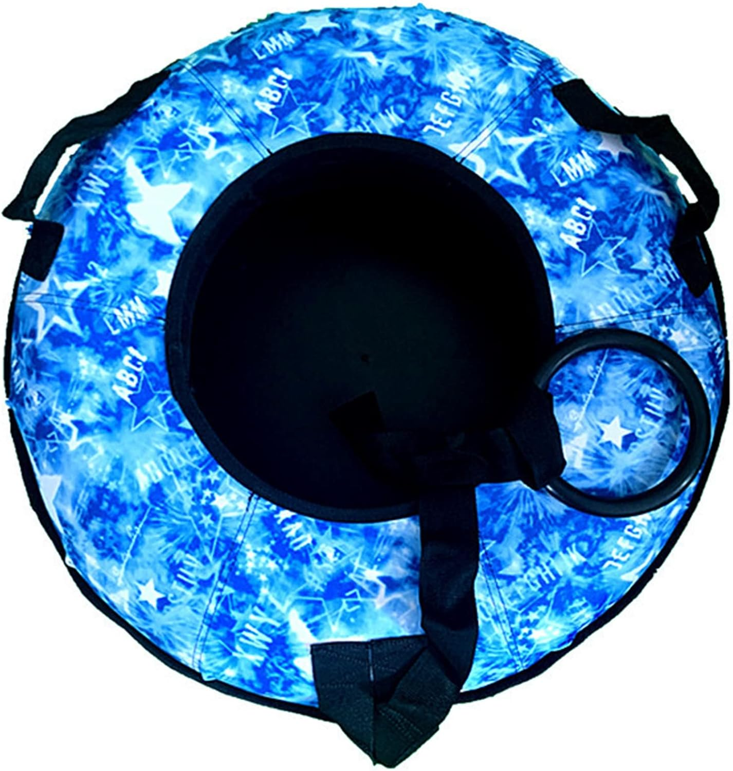 Snow Tubes for Sledding Heavy Duty Towable Snow Tube Sled with a Hard Plastic Bottom Towable High Speed Snow Sled for Children Adults (Color : G)