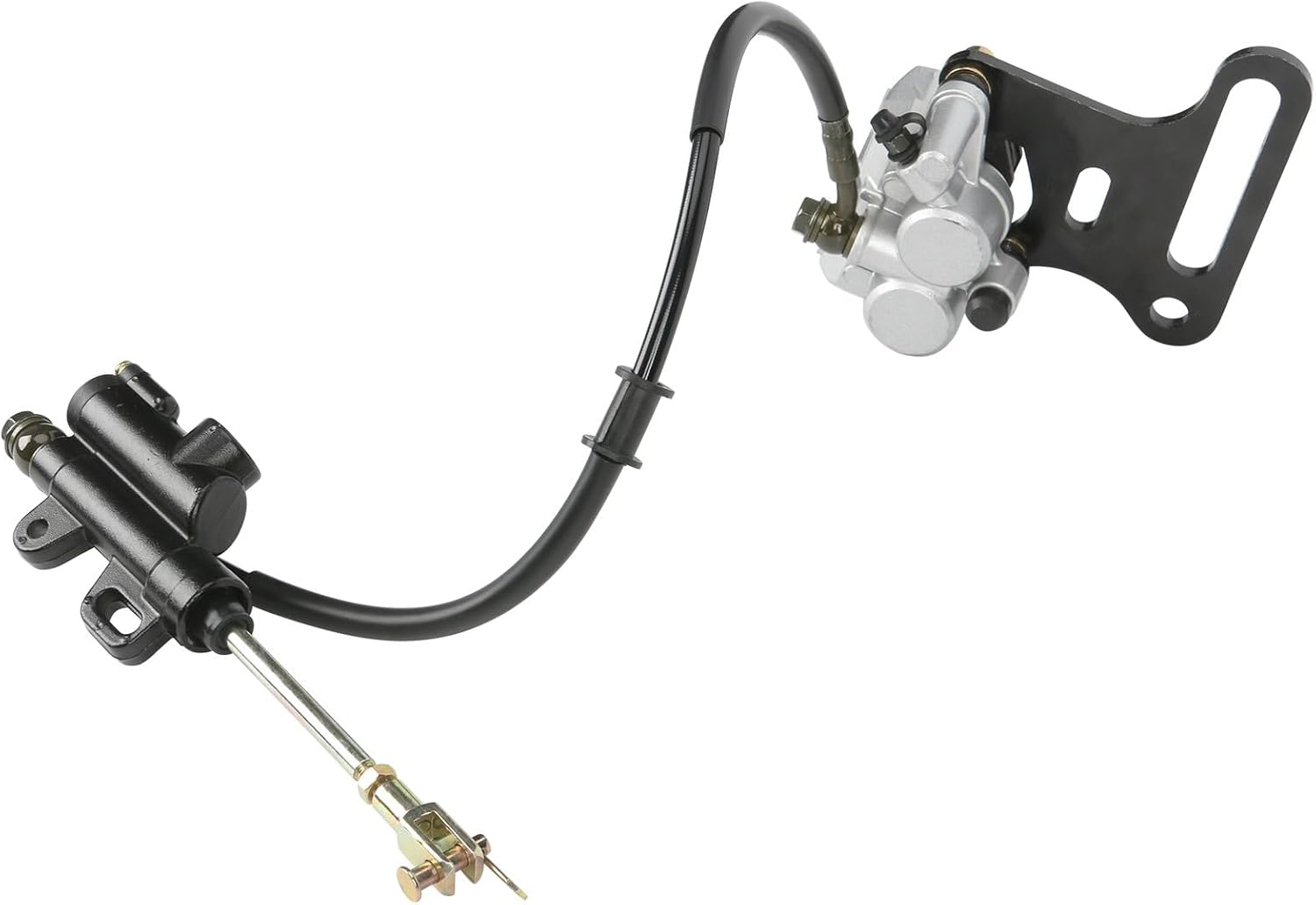 YC Yier 3.00-10 Dirt Bike Tire, 3.00-10 Tire 10" Rear Wheel Tire Assembly 1.6X10 Rim,12Mm Axle, 420 Chain Sprocket and Brake Assembly for CRF50 XR50 SSR Apollo Taotao 70Cc 90Cc 110Cc Pit Dirt Bike image number 4