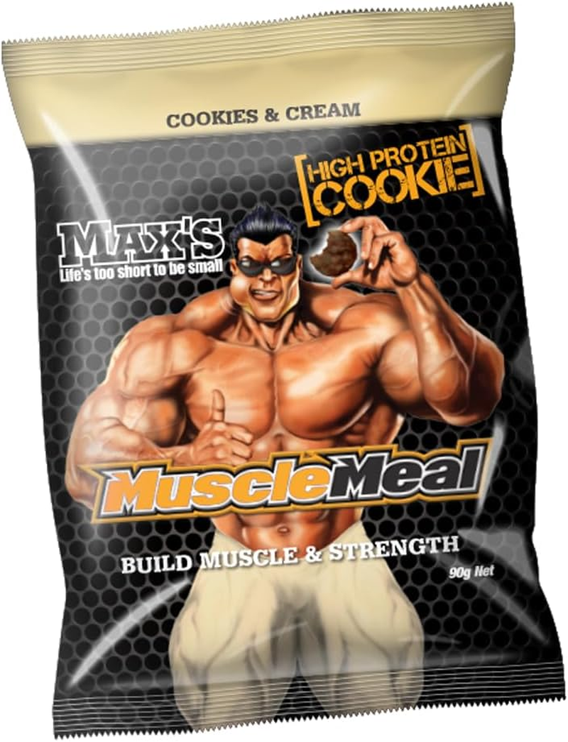 Maxs Cookies and Cream Muscle Meal Cookie 12 X 90G