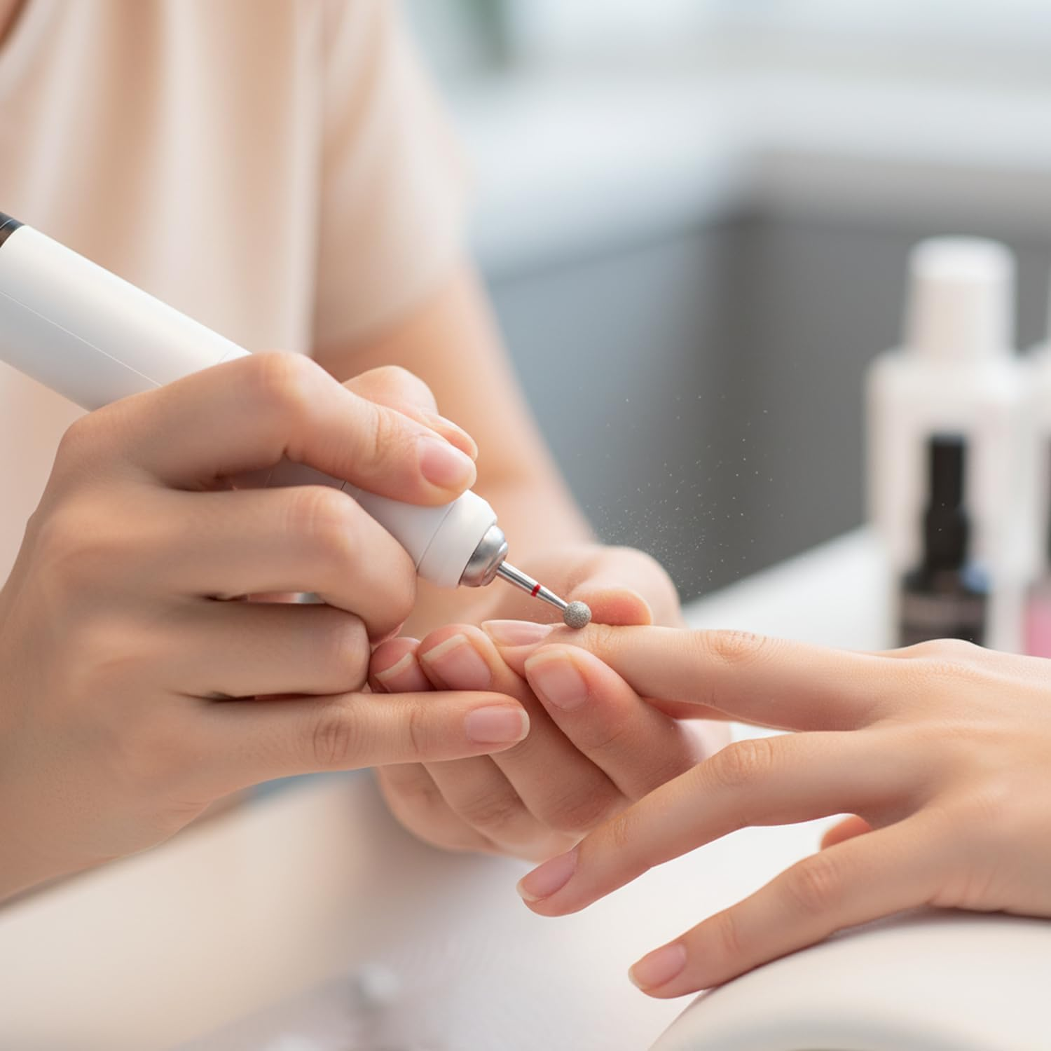 6Pcs Ball & Cuticle Nail Drill Bits Set for Manicure Pedicure, Electric Nail File Machine Accessories with 2.3-5.0Mm Heads, Professional Grooming Kit for Salon Home Use - CRFY image number 4