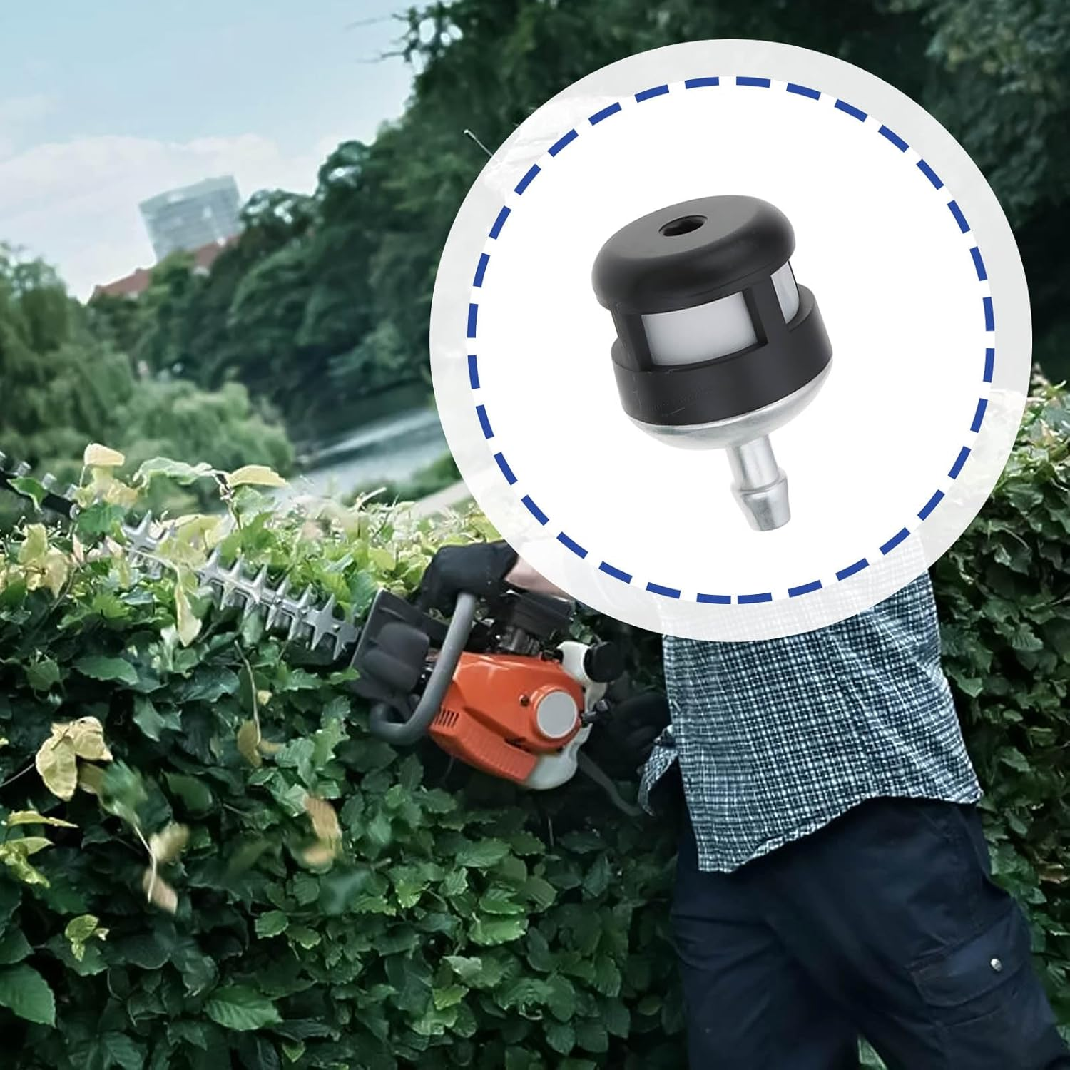 Emagtech 1 Set Lawn Mower Fuel Hose Fuel Filter Kit 4228 358 0800 0000 350 3503 Compatible with STIHL HS45 image number 3