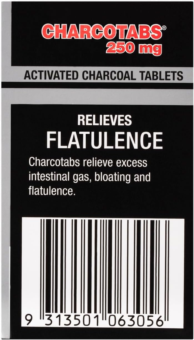 Charcocaps 250Mg Activated Charcoal 60 Tablet image number 3