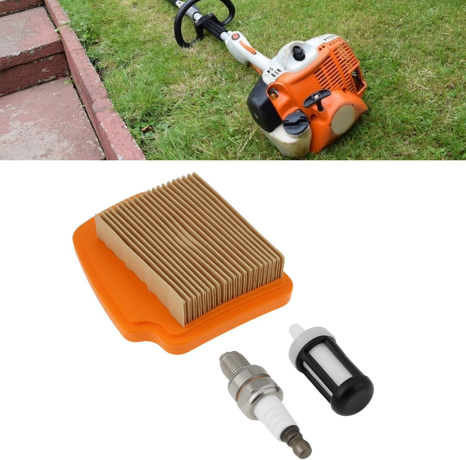 Create Idea 1 Set Lawnmower Air Filter Repair Kit 4149 141 0300 Compatible with STIHL KM94 image number 1