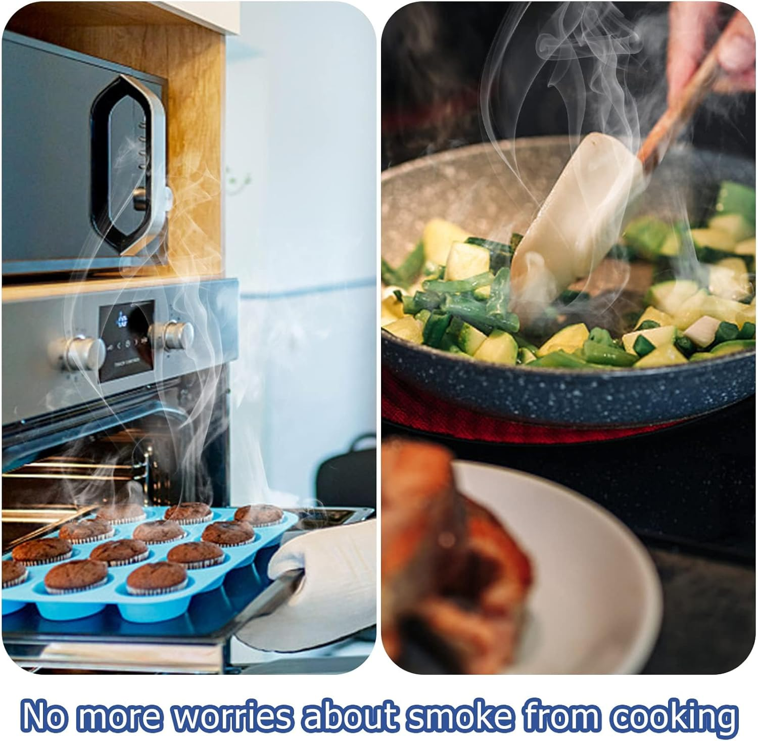 40 PCS Dxmimer Smoke Detector Cover Fire Alarm Cover, Thickened Elastic Plastic Reusable Smoke Alarm Dust Paint Cover for Home Cooking or Baking (White) - Orange image number 5