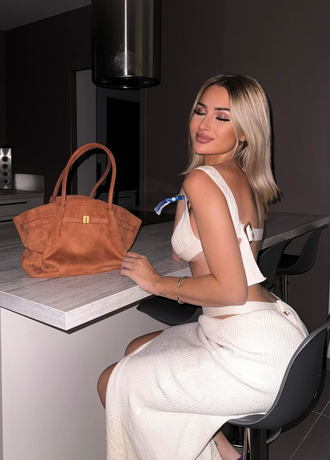 JW PEI Women'S Hana Medium Tote Bag - Brown image number 6