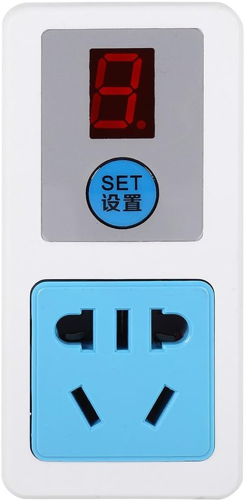 Timer Plug, Electric Timer Socket, Home Appliances Digital Timing-Switch Energy-Saving Two Modes for Water Heaters Water Dispenser(9 Hours (Single Digital Tube)) image number 1