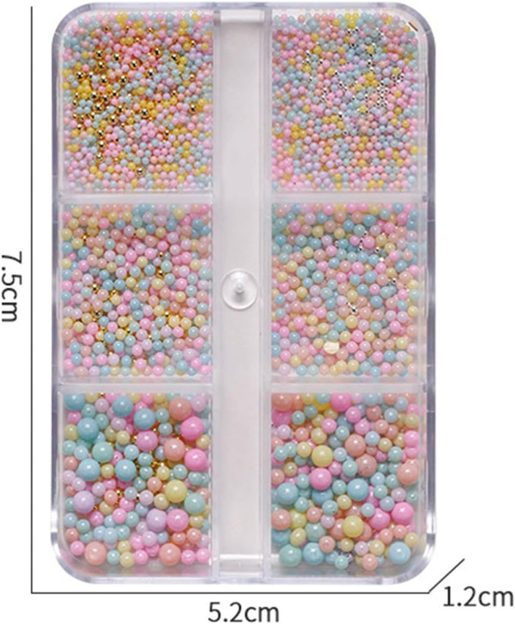 Yizyif 3D Flower Nail Art Stickers Self Adhesive Nail Decals Small Floral Designs Colorful Summer Nails for Women Girls DIY Manicure Accessories Fashionable Type E One Size - Type E image number 2