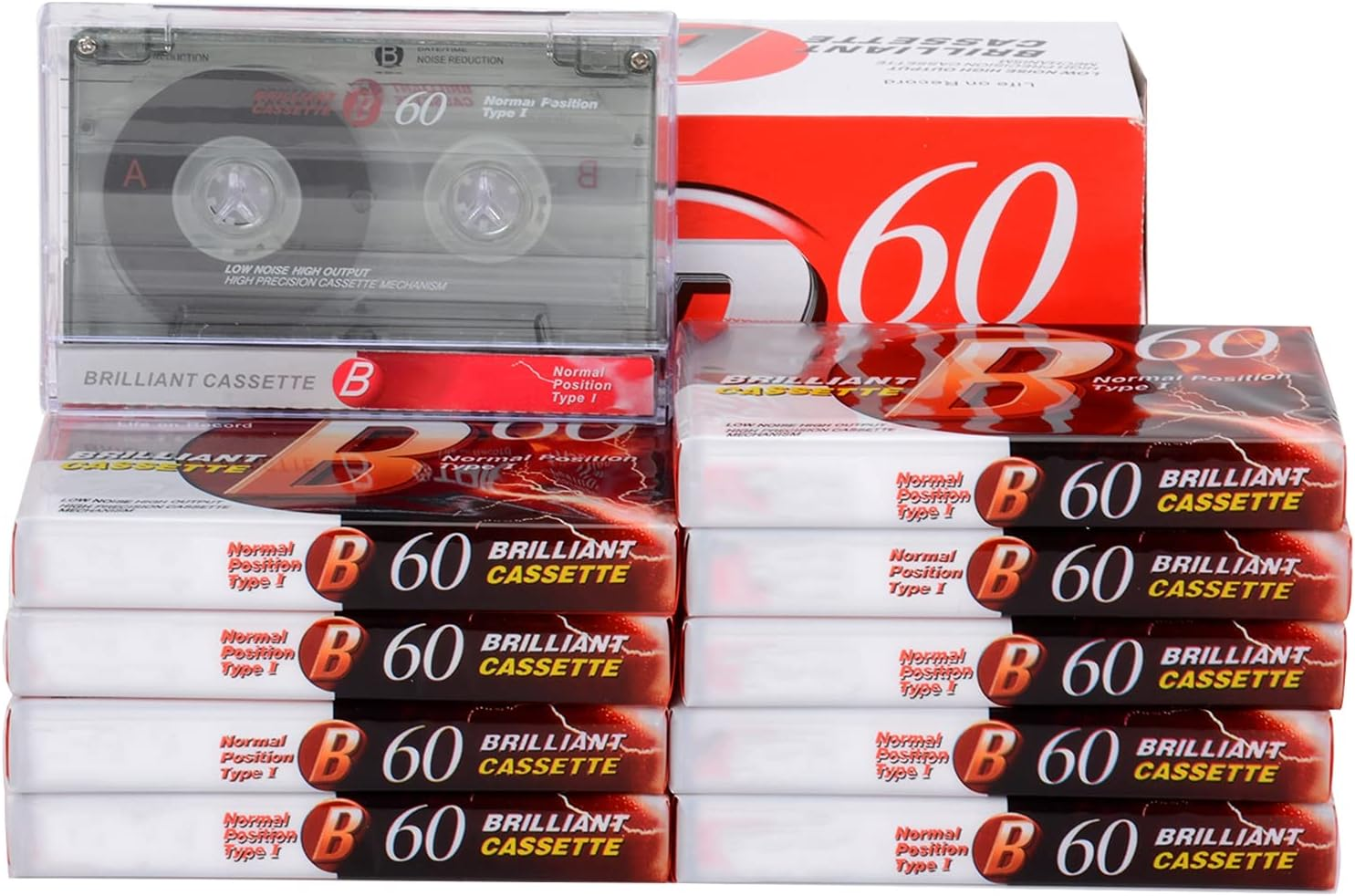 OLACD Blank Audio Cassettes Tapes: Professional Recording Time CD & DVD Player Cassette Recorded Tape 60 Minute Time Low Noise Surface Walkman Data Cartridge Normal Bias Micro Voice Music Radio 10Pack image number 6