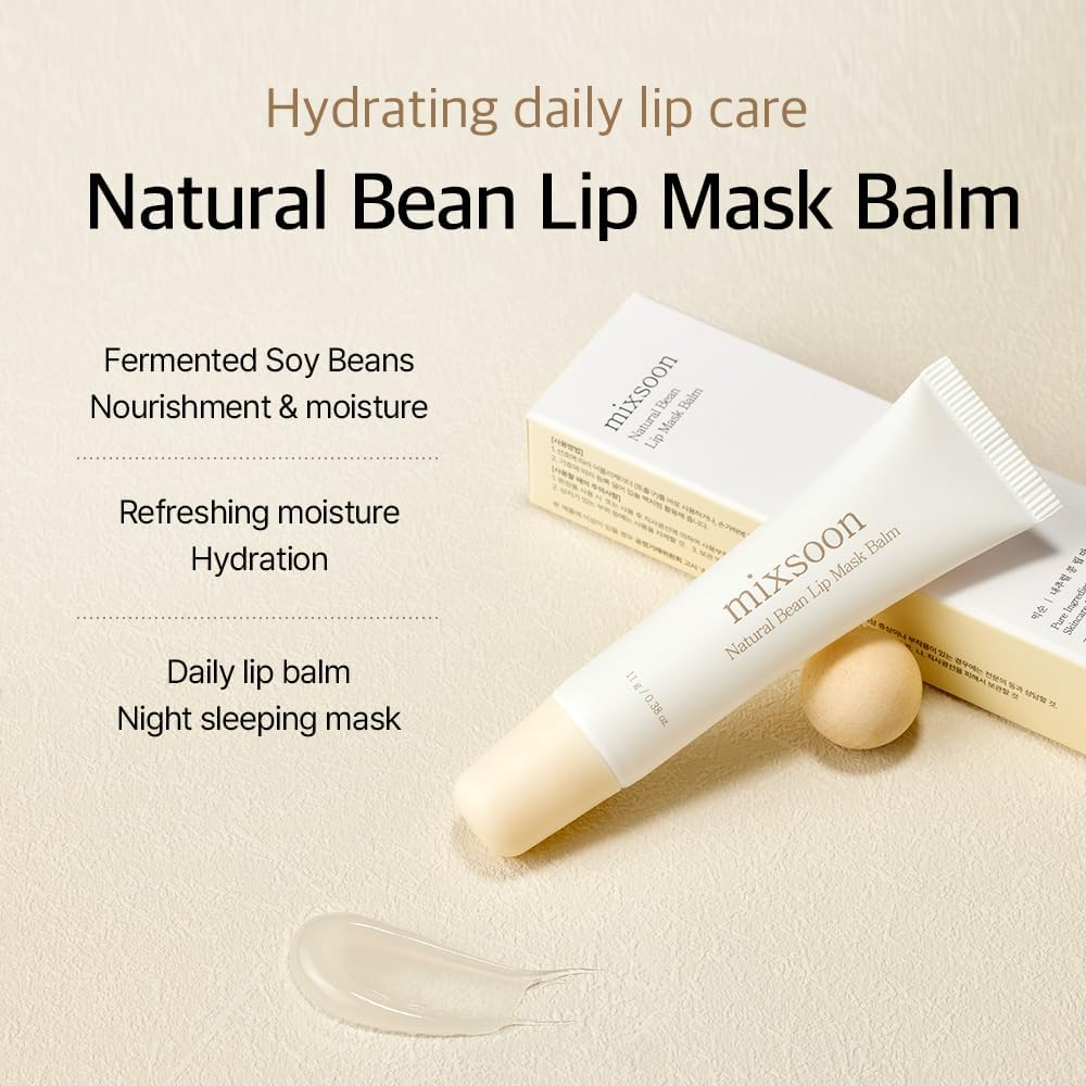 Mixsoon Natural Bean Lip Mask Balm image number 4
