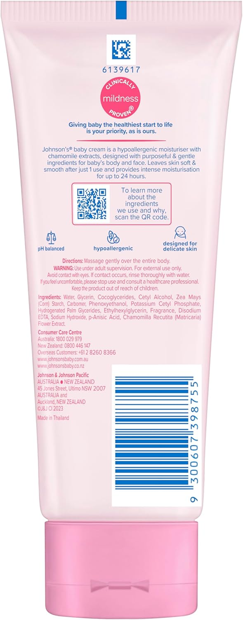 Johnson'S Baby Cream 100 G image number 3