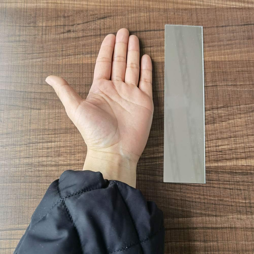 10 Pcs Mirror Wall Stickers Striped Design Mirror Art Tile Decal DIY Self Adhesive Wall Line Border Decals Removable Acrylic Mirror Sheets Wall Sticker Wall Stickers and Murals for Home Decor 5*20Cm image number 6