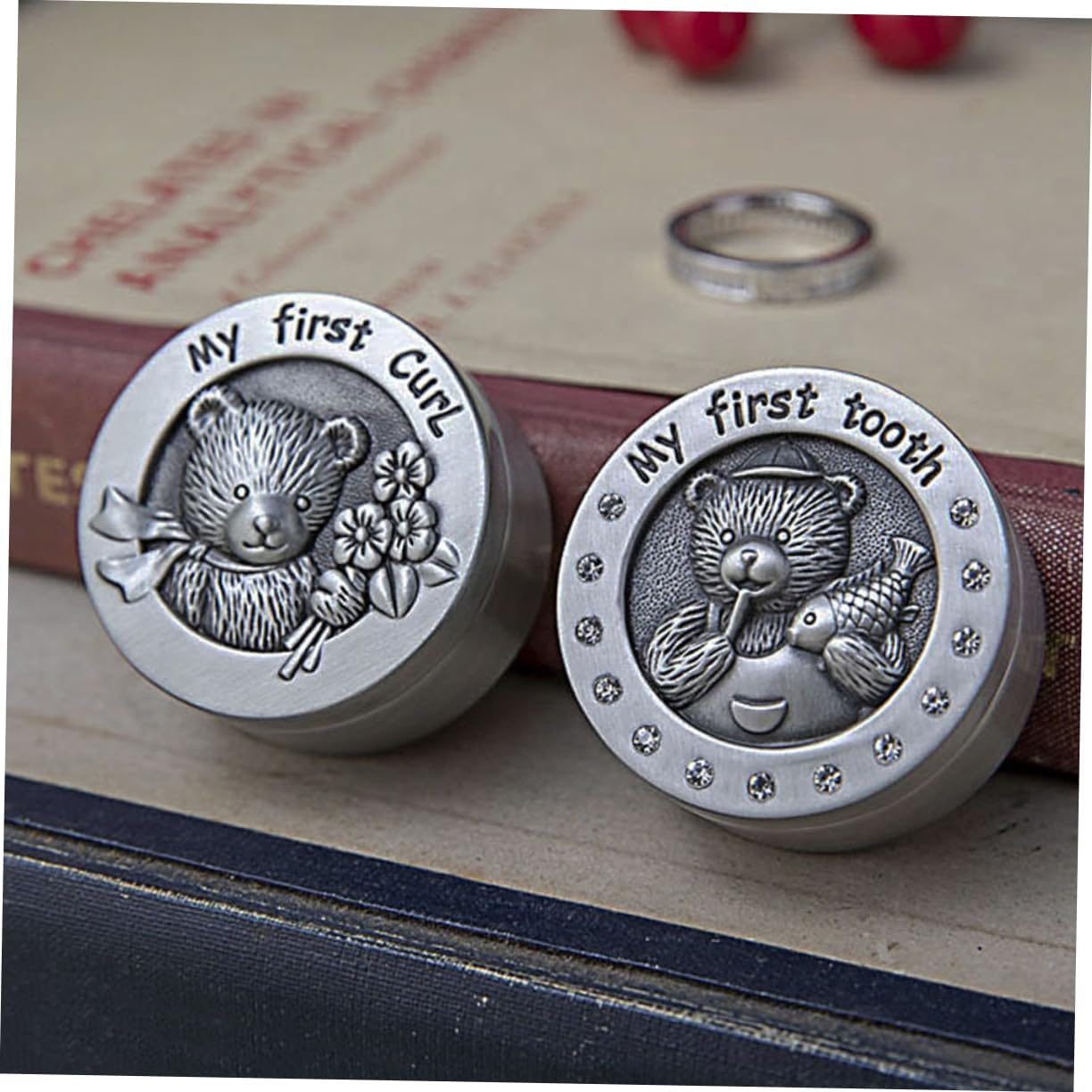 Deciduous Tooth Storage Box First Tooth Keepsake Case and Girls for Boys and Girls image number 6