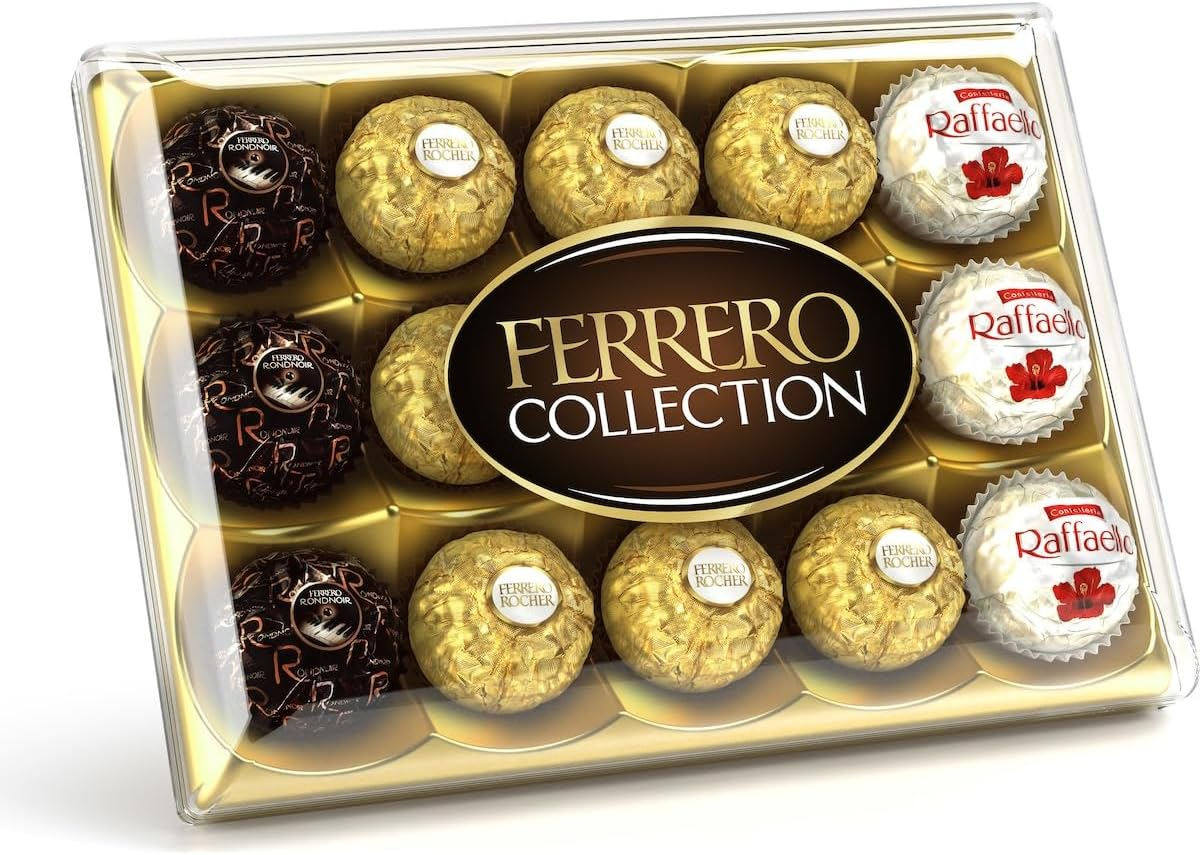 Ferrero T15 Collection Rocher Rondnoir and Raffaello Chocolates Box 172 G