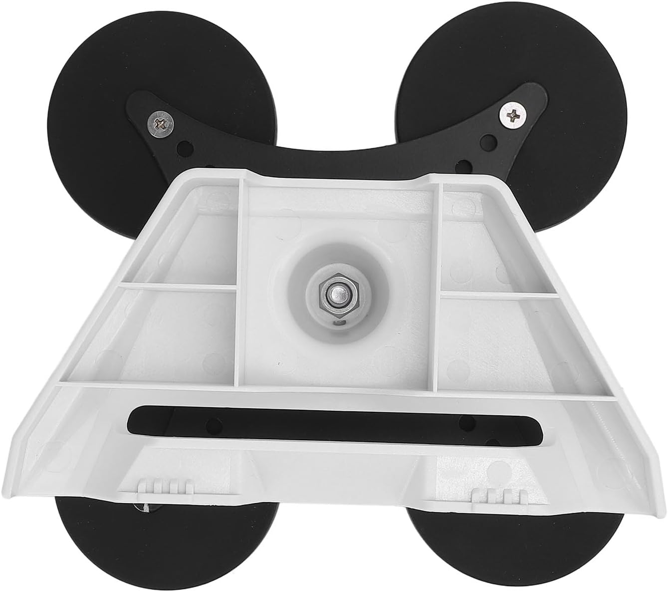 Mini Roof Mount, Mini Mounting Kit, Magnetic Mount Bracket with Pipe Adapter and Screw Nut for RV Car Roof, Stainless Steel for Internet Satellite