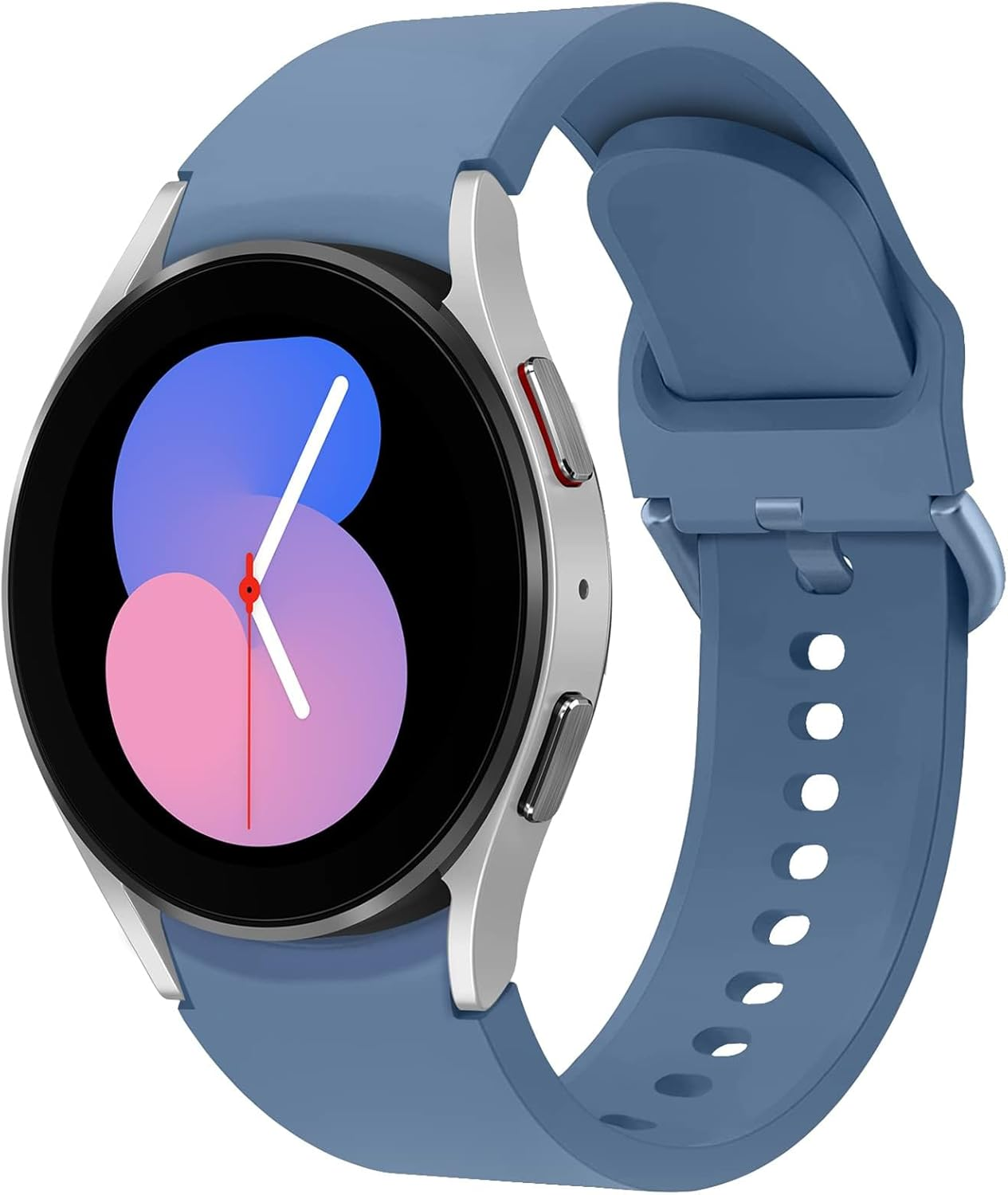 Galaxy Watch 7/FE/6/5/4 Band,For Samsung Galaxy Watch 5 Pro Band 45Mm 40Mm 44Mm,Soft Silicone Sport Strap Correa Galaxy 6/4 Classic Bands 47Mm 46Mm 42 43Mm Women Men,No Gap Bracelet Replacement Wristbands image number 2