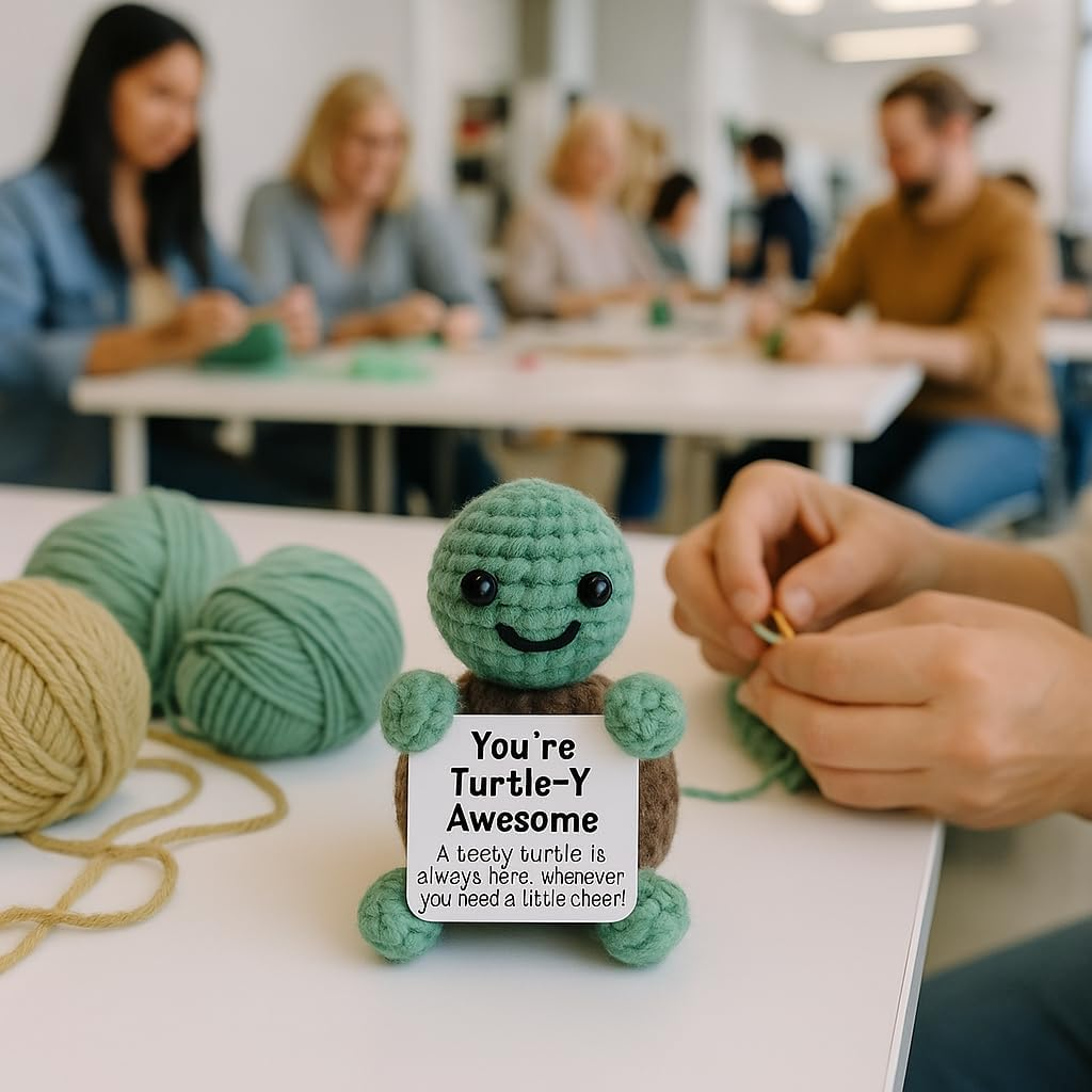 SACHPER Positive Crochet Animals & Emotional Support (Turtle-Y Awesome Friend) image number 5
